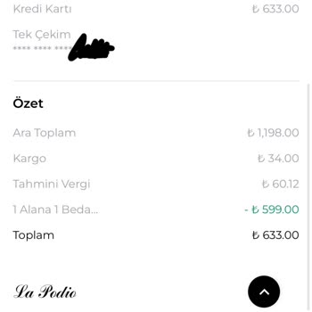 La Podio Butik'ten Siparişim Hâlâ Teslim Edilmedi