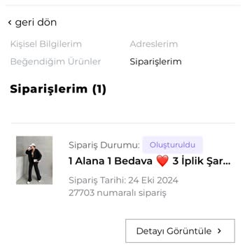 La Podio Butik'ten Siparişim Hâlâ Teslim Edilmedi