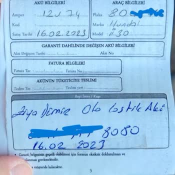 Varta Akü'den Sızan Asit Ve İlgisiz Bayi Sorunu