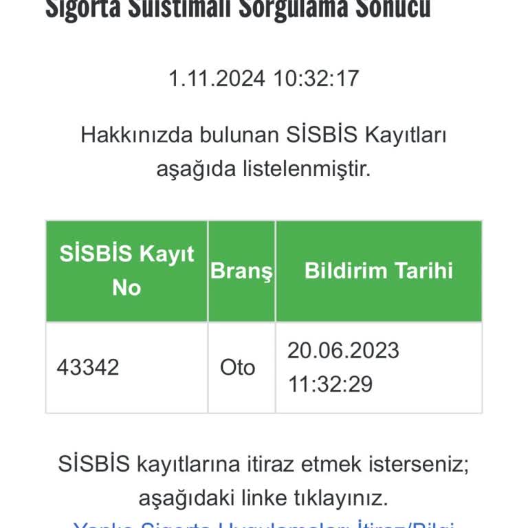 Haksız Sigorta Suistimali Kaydı Mağduriyeti