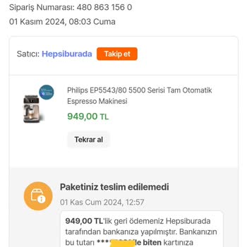 Hepsiburada'da Faturalı Ürünlerin Teslim Edilememesi Sorunu