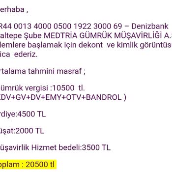 Gümrükte Şok: 45 Dolarlık Ürüne 600 Dolar Masraf