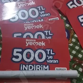Migros Yemek Kartı *500*lira İndirim Yanıltmacası!