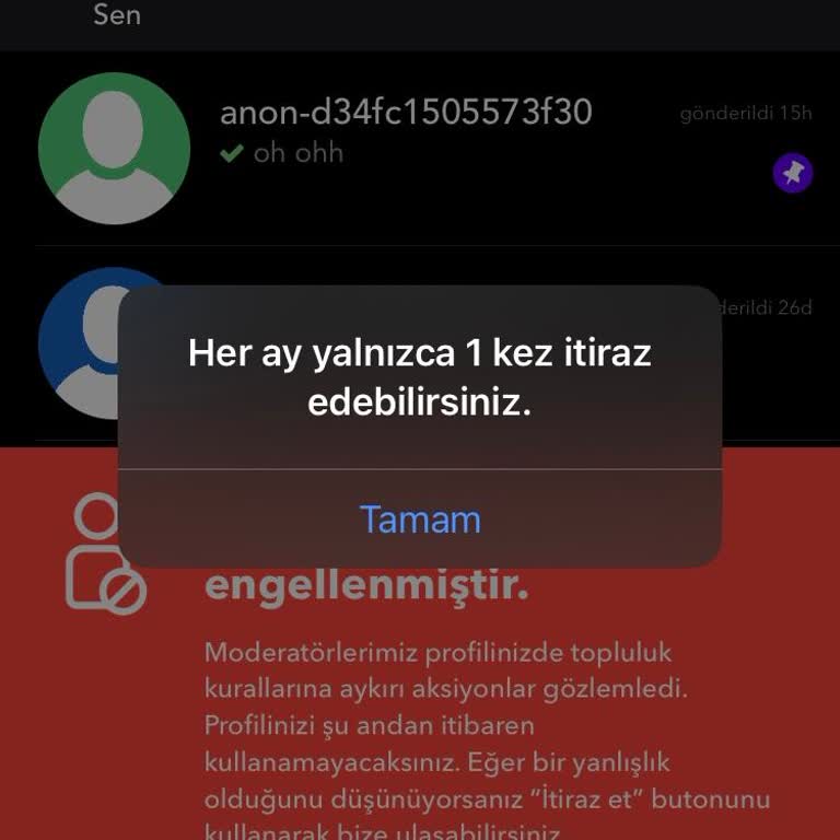 Hesabım Haksız Yere Banlandı