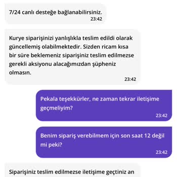 Getir Siparişim Kayboldu Canlı Destek Çözüm Üretemiyor