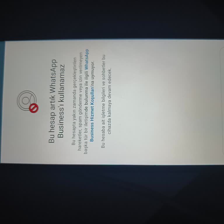 WhatsApp Hesabım Haksız Yere Kapatıldı
