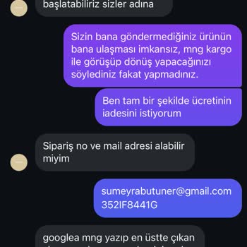 Siparişim Teslim Edilmedi Ve İletişim Sorunları Yaşıyorum
