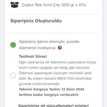 Çay Siparişim Gelmedi Tansoylar.com Mağduriyeti