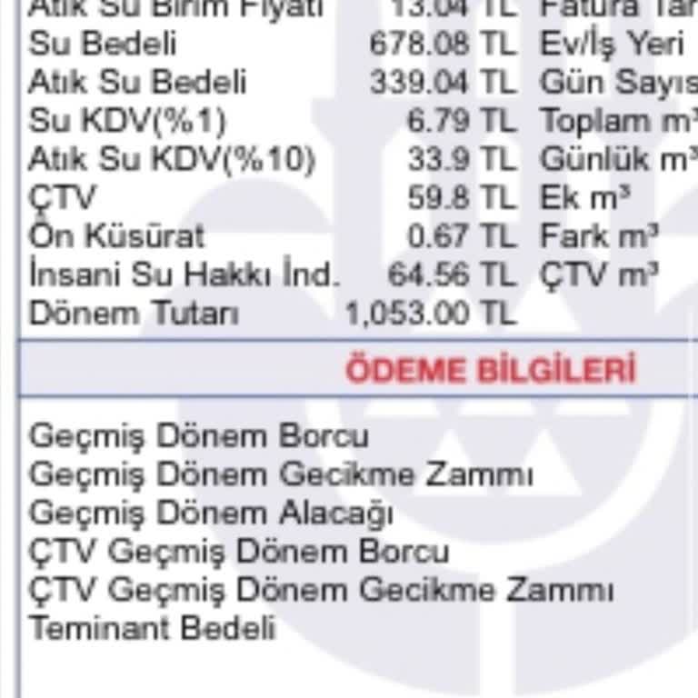 İSKİ Faturasında Haksız Atık Su Bedeli
