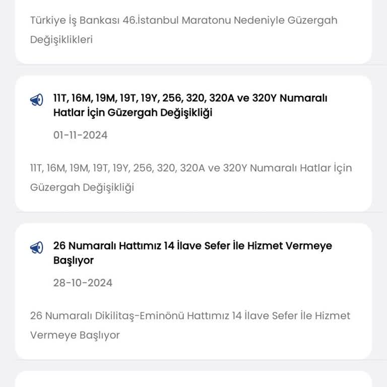 Hafta Sonu 76G Otobüs Sefer İptalleri Mağduriyeti