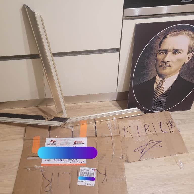 Manevi Değeri Olan Kargo Parçalanmış Teslim Edildi