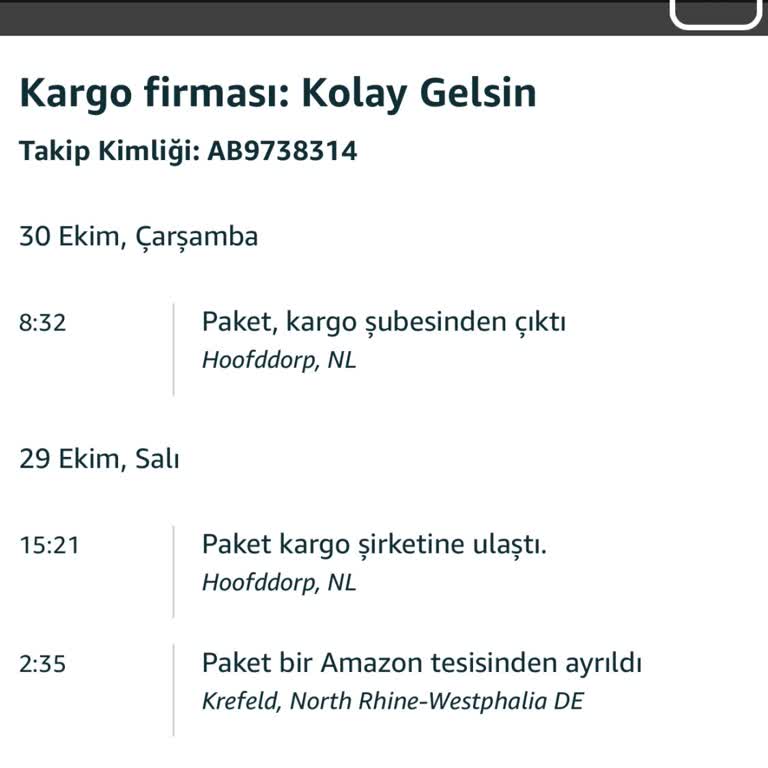 Kargo Takibi Ve Müşteri Hizmetleri Sorunu