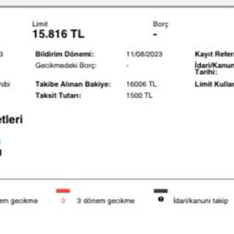 Borç Kapanmasına Rağmen Findeks Sorunu