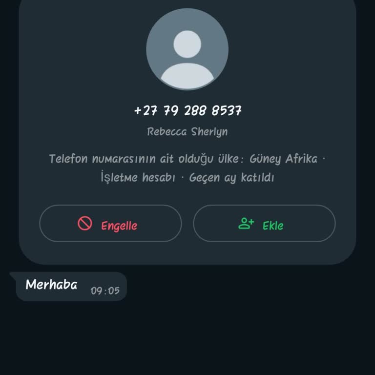 WhatsApp Güney Afrika 'dan İzinsiz Mesaj: Kişisel Bilgilerim Tehlikede