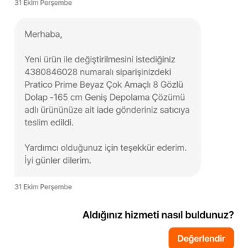 Hasarlı Ürün Ve Geciken Para İadesi Sorunu