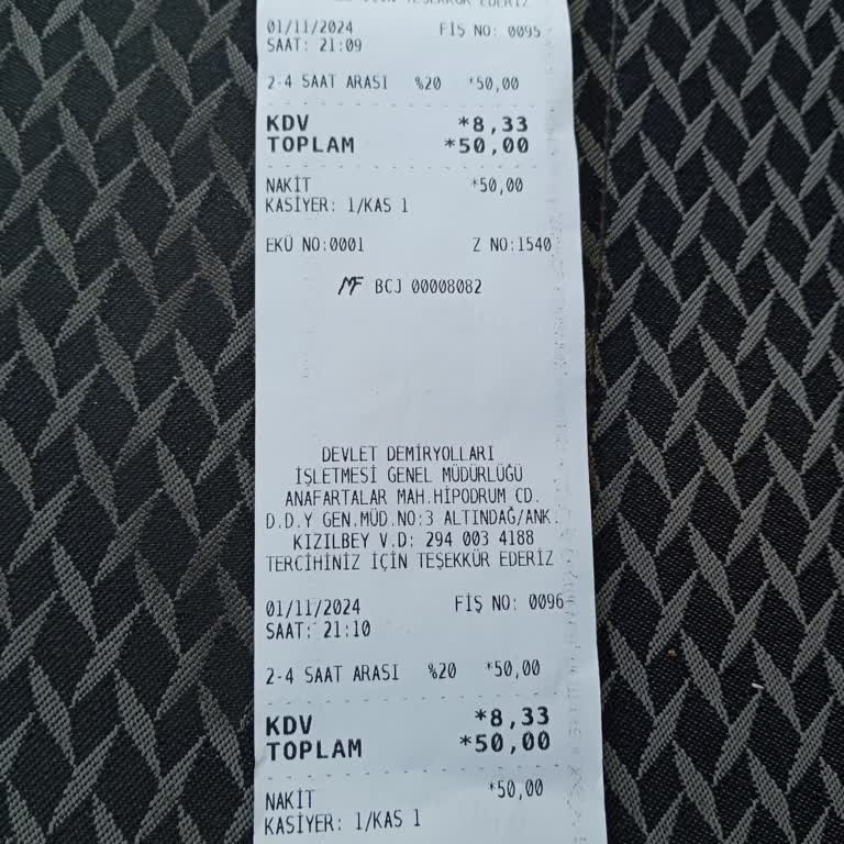 Ankara Tren Garı'nda Haksız Park Ücreti