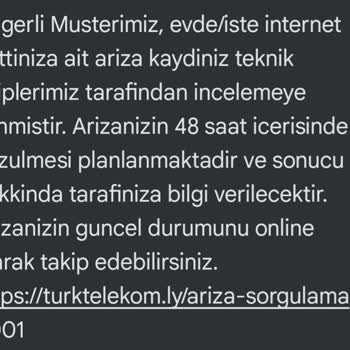 Türk Telekom İnternet Kesintisi Ve İletişim Sorunu