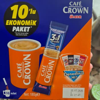 Ülker Cafe Crown'da Sert Ürün Sorunu