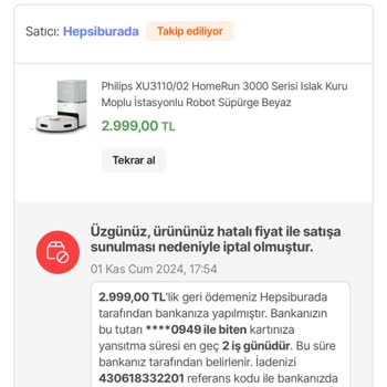 Yanlış Fiyat Mağduriyeti Ve Etik Olmayan İptal Süreci