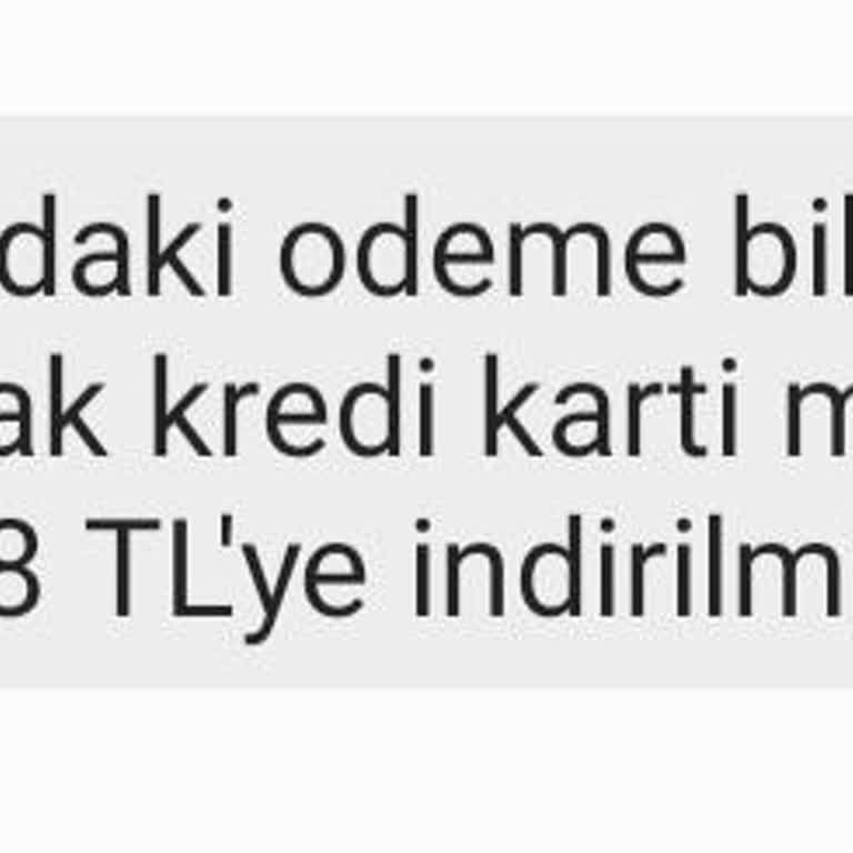 Kredi Kartı Limitimin Habersiz Düşürülmesi