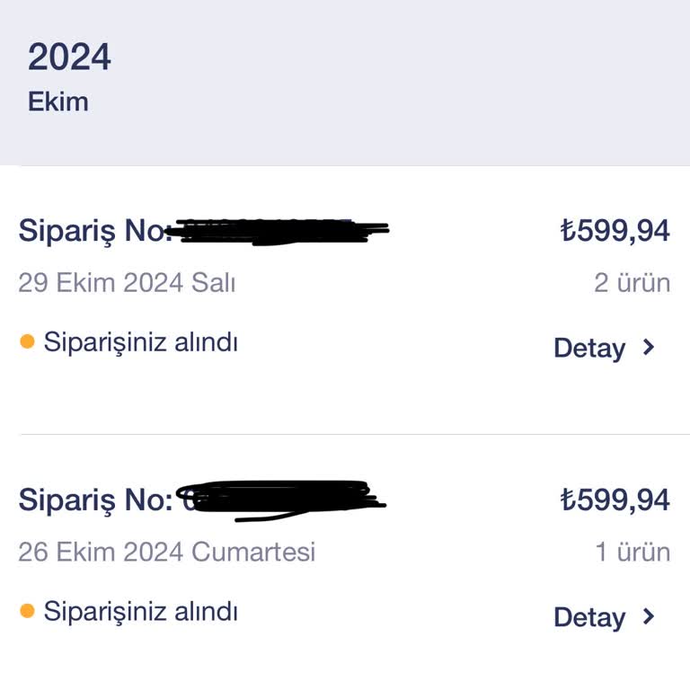 Sipariş İptali Ve Adres Değişikliği Sorunu