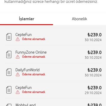 Mobil Ödeme Mağduriyeti: İstenmeyen Ücretler Faturama Yansıtıldı