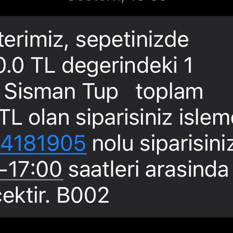 Teslim Edilmeyen Tüp Siparişi Sorunu