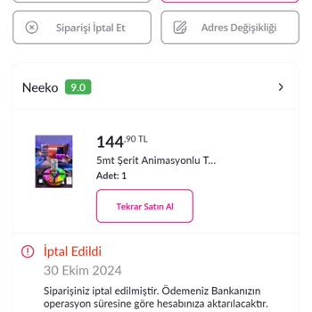 Pazarama'da Teslimat Ve İade Sorunları