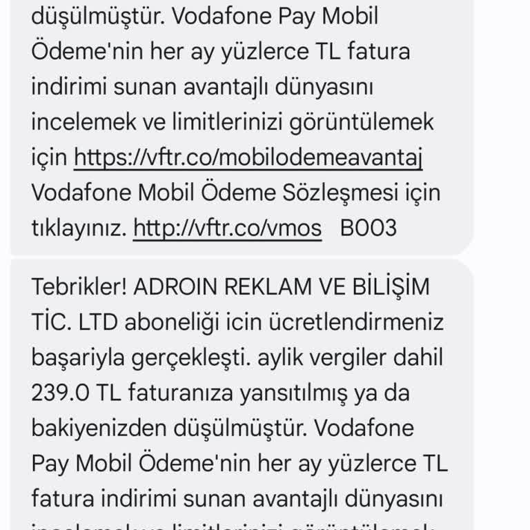 İzinsiz Abonelik Ve Fatura Şoku
