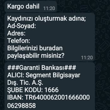 Kayıp Kablo: Segment Bilgisayar'dan Yanıtsız Bekleyiş