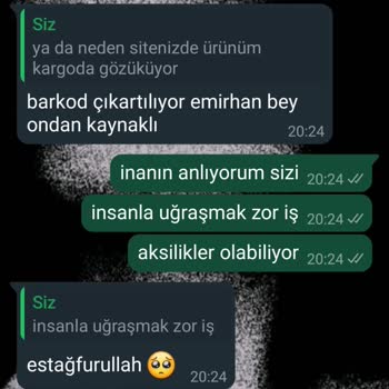 Kargoya Verilmeyen Ürün Ve İletişim Sorunları