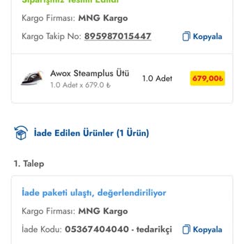 Şok Marketler Kırık Ütü İade Sürecinde Müşteri Hizmetleri Çıkmazı