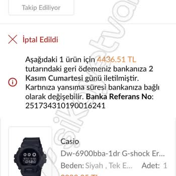 Trendyol'da İptal Edilen Saat Siparişleri Mağduriyeti