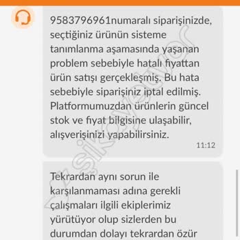 Trendyol'da İptal Edilen Saat Siparişleri Mağduriyeti