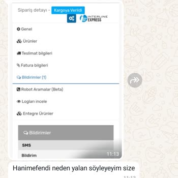Gece Sipariş İptali Ve Kaba Müşteri Hizmeti