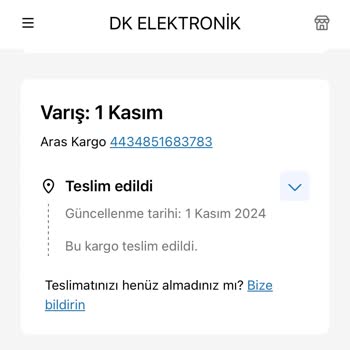 DKElektroniktr.com Elektronik Şikayeti