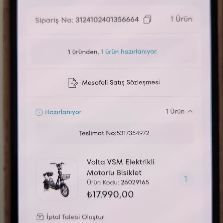 İletişim Hatası Ve İptal Edilen Sipariş Sorunu