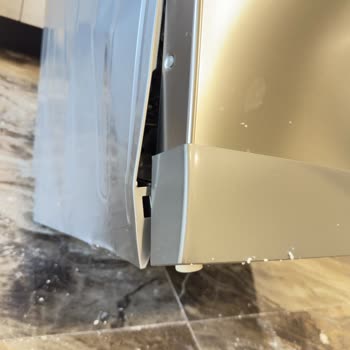 Hasarsız Kutuda Paramparça Bulaşık Makinesi Şoku