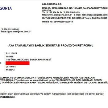 Sigorta Reddi Ve Sağlık Hizmetlerinde Yaşanan Sorunlar