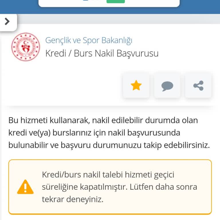 KYK Kredi Nakil İşlemlerinde Yaşanan Sorun