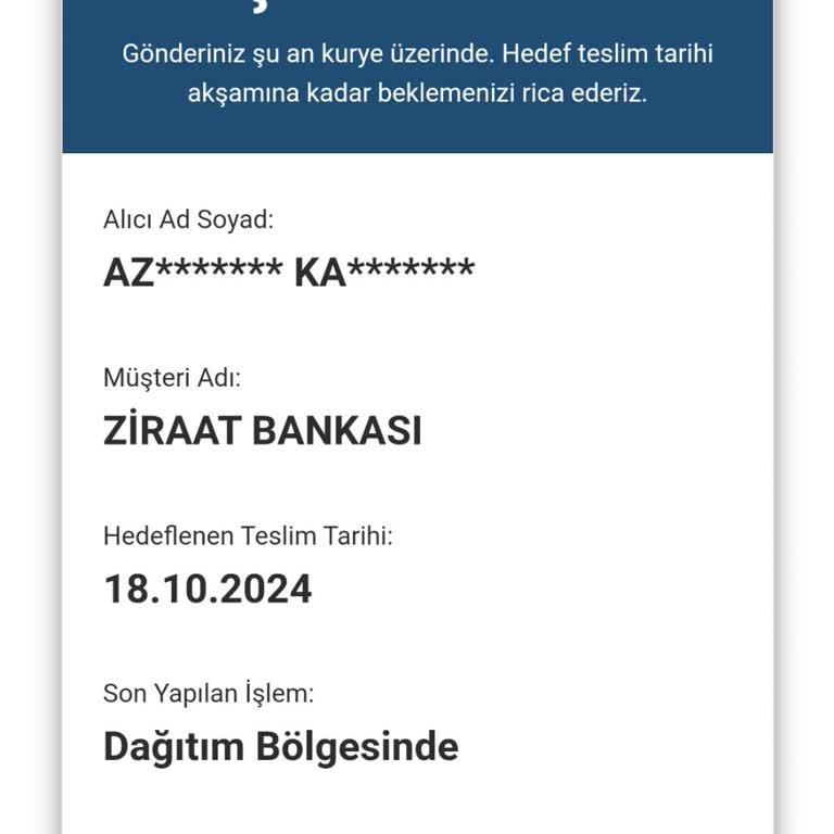 Ziraat Bankası Kartımın Teslimatı Neden Gecikti?