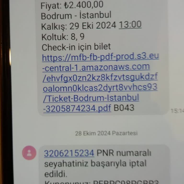 Kamil Koç Ve Obilet İki Firma Birden Şikayeti