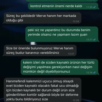 Defolu Ürün Ve Sorumsuz Müşteri Hizmetleri