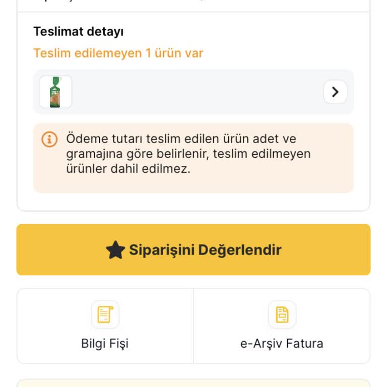 Eksik Ürün Ve Ekstra Teslimat Ücreti Sorunu