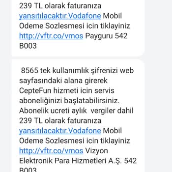 Vodafone'da İzinsiz Abonelik Ve Güvenlik Açığı