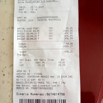 Trendyol Market Siparişimde Eksik Ürün Ve İade Sorunu
