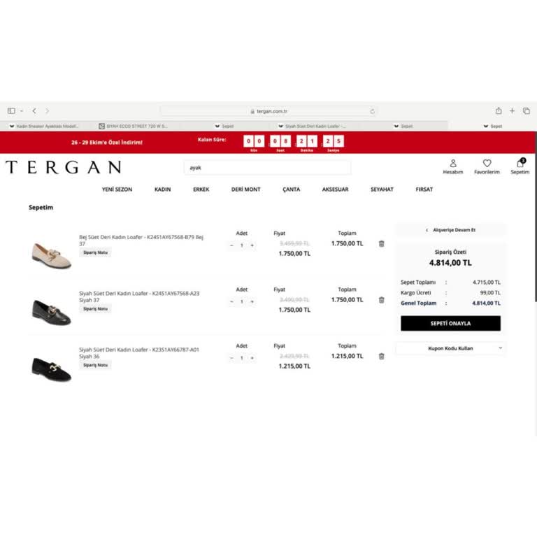Stokta Olmayan Ayakkabının Yüksek Fiyatla Satılması