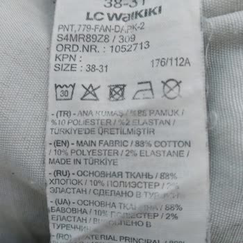 LCW'den Aldığım Kot Pantolon Renk Solması Sorunu