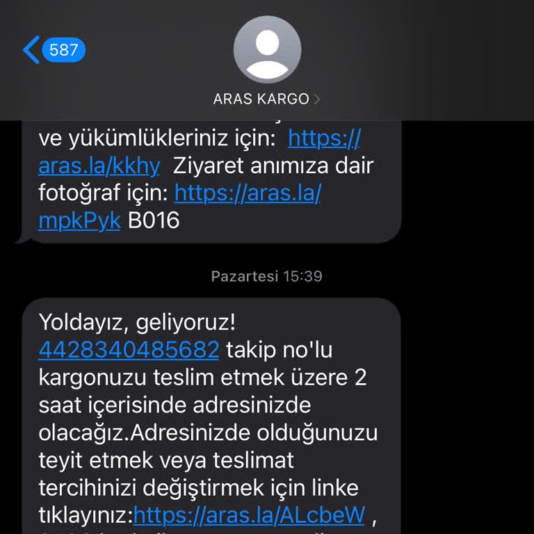 Aras Kargo'nun Teslim Edilmeyen Sipariş İadesi Sorunu