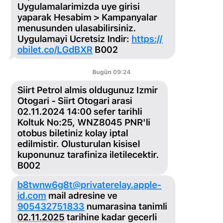 Bilet İptali Mağduriyeti